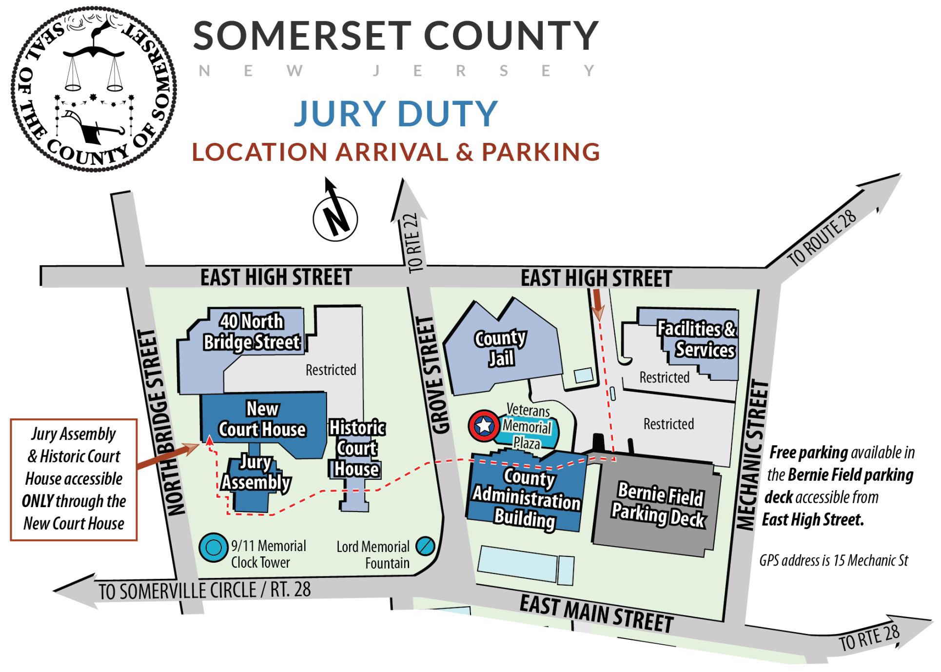 Jury Duty Map 2024