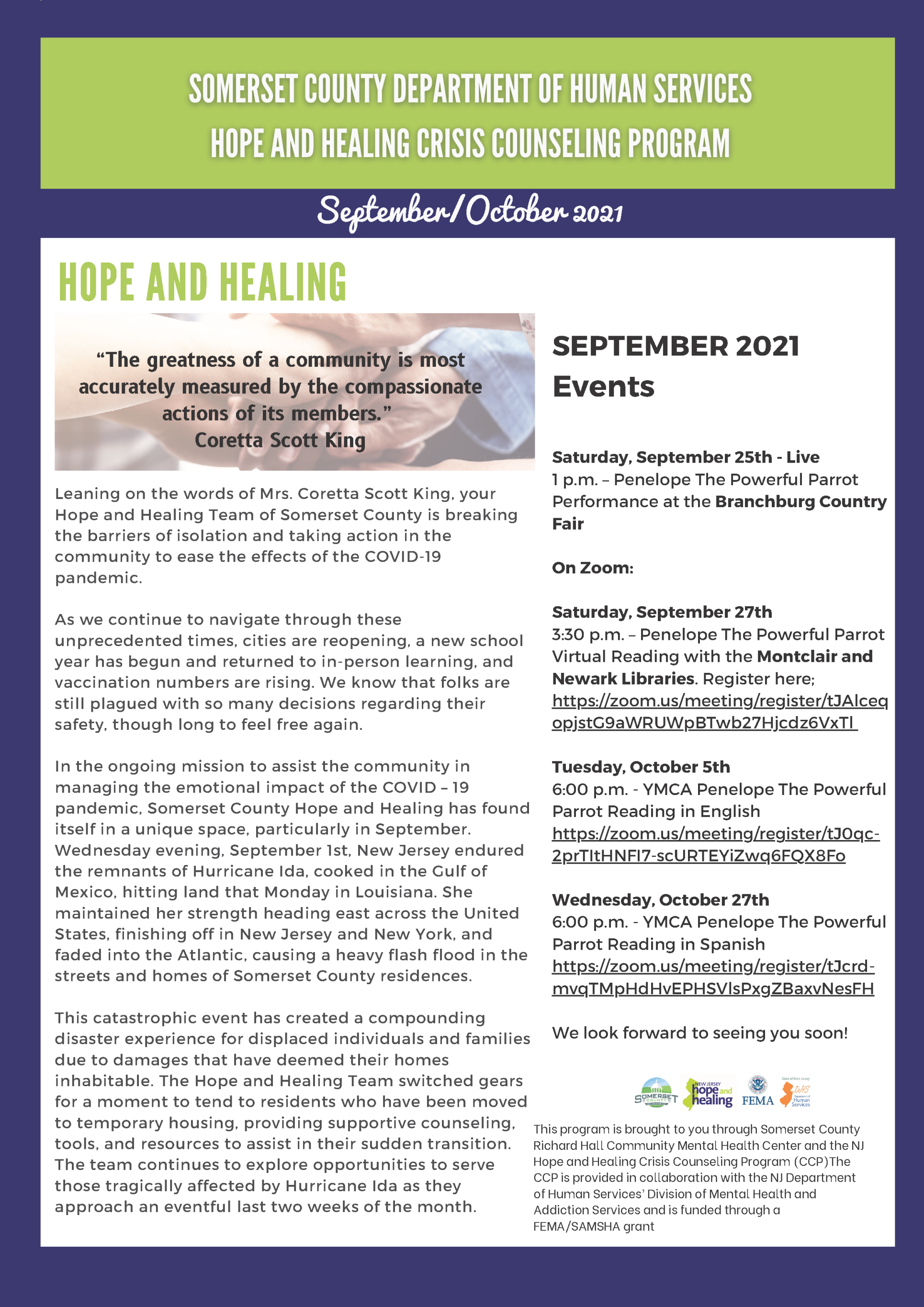 Healing Newsletter SeptOct revised1