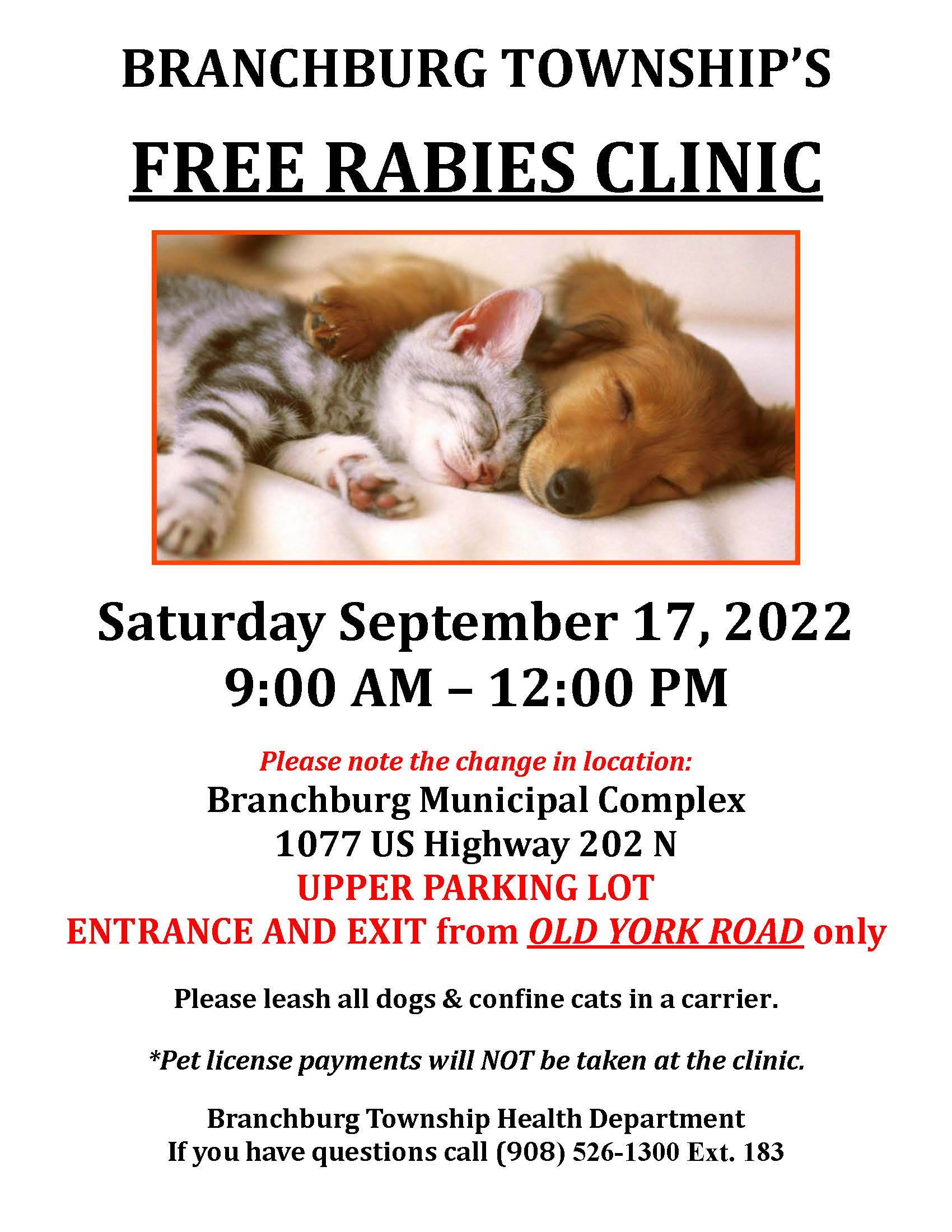 Free rabies best sale clinics near me