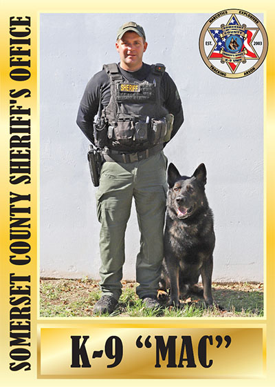 K9 Mac baseball card