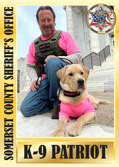 K9 Patriot baseball card