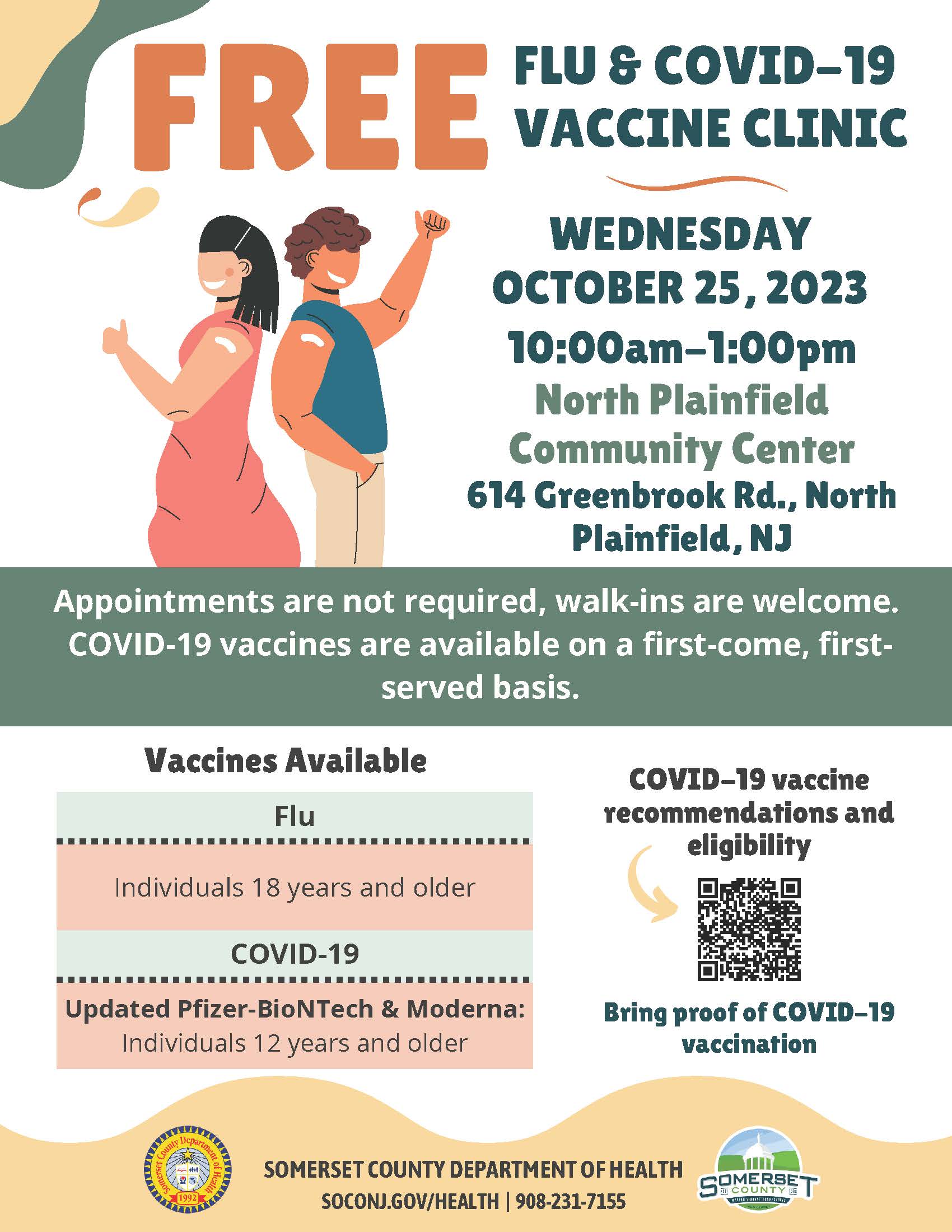 North Plainfield - October 25 Flu and COVID