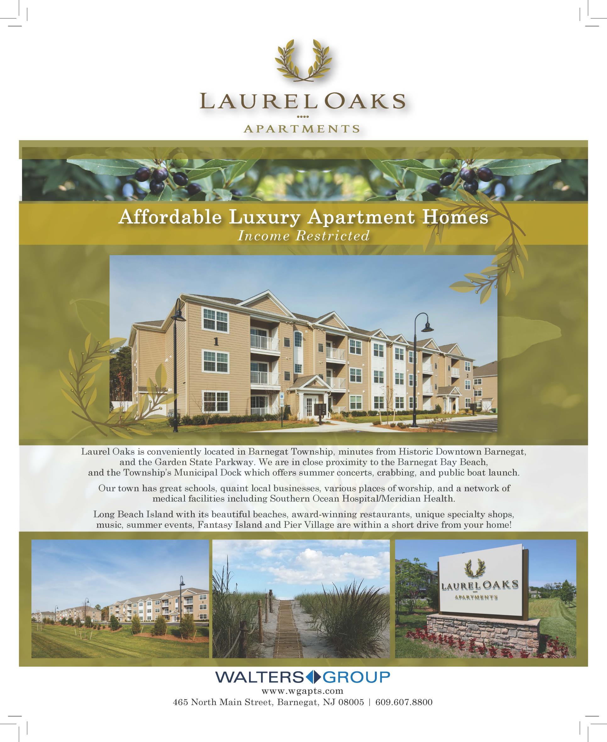 Laurel Oaks Sell Sheet P. 1 of 2