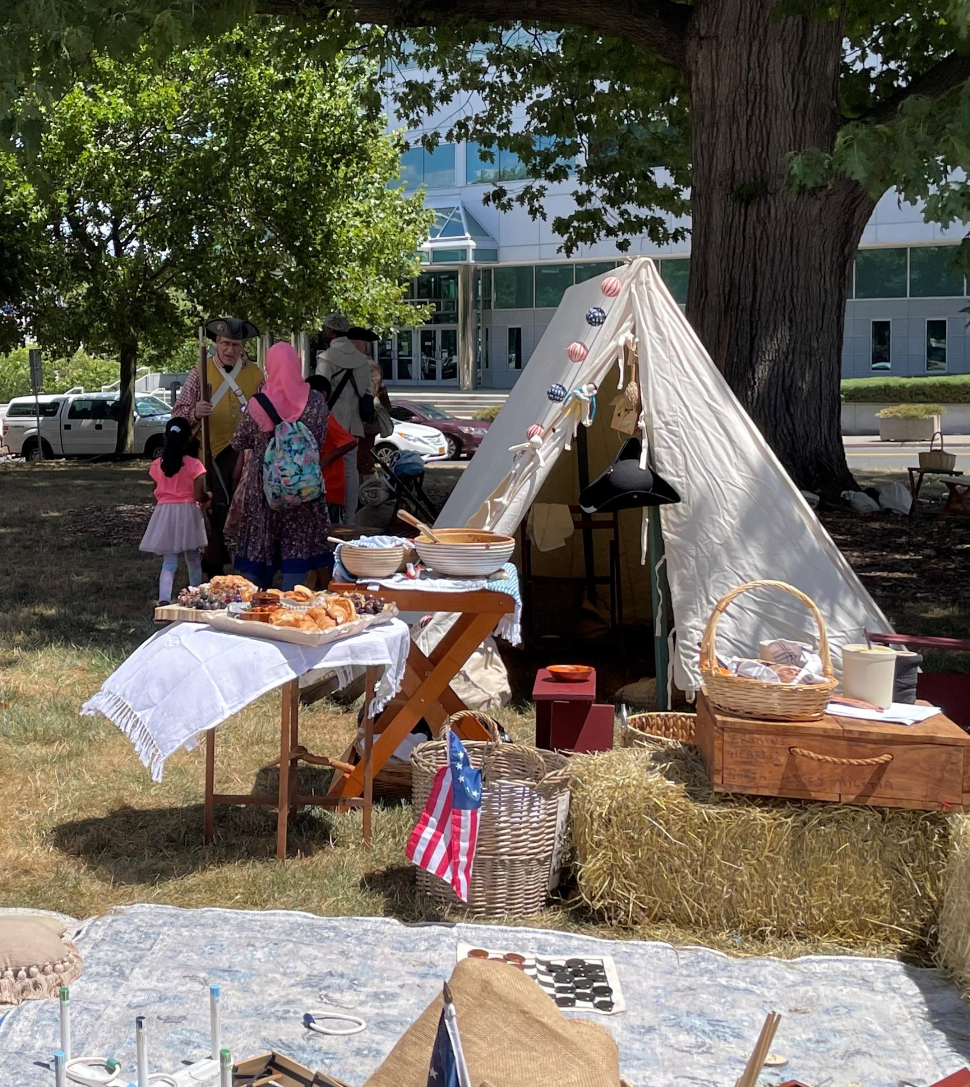 Tent and Family