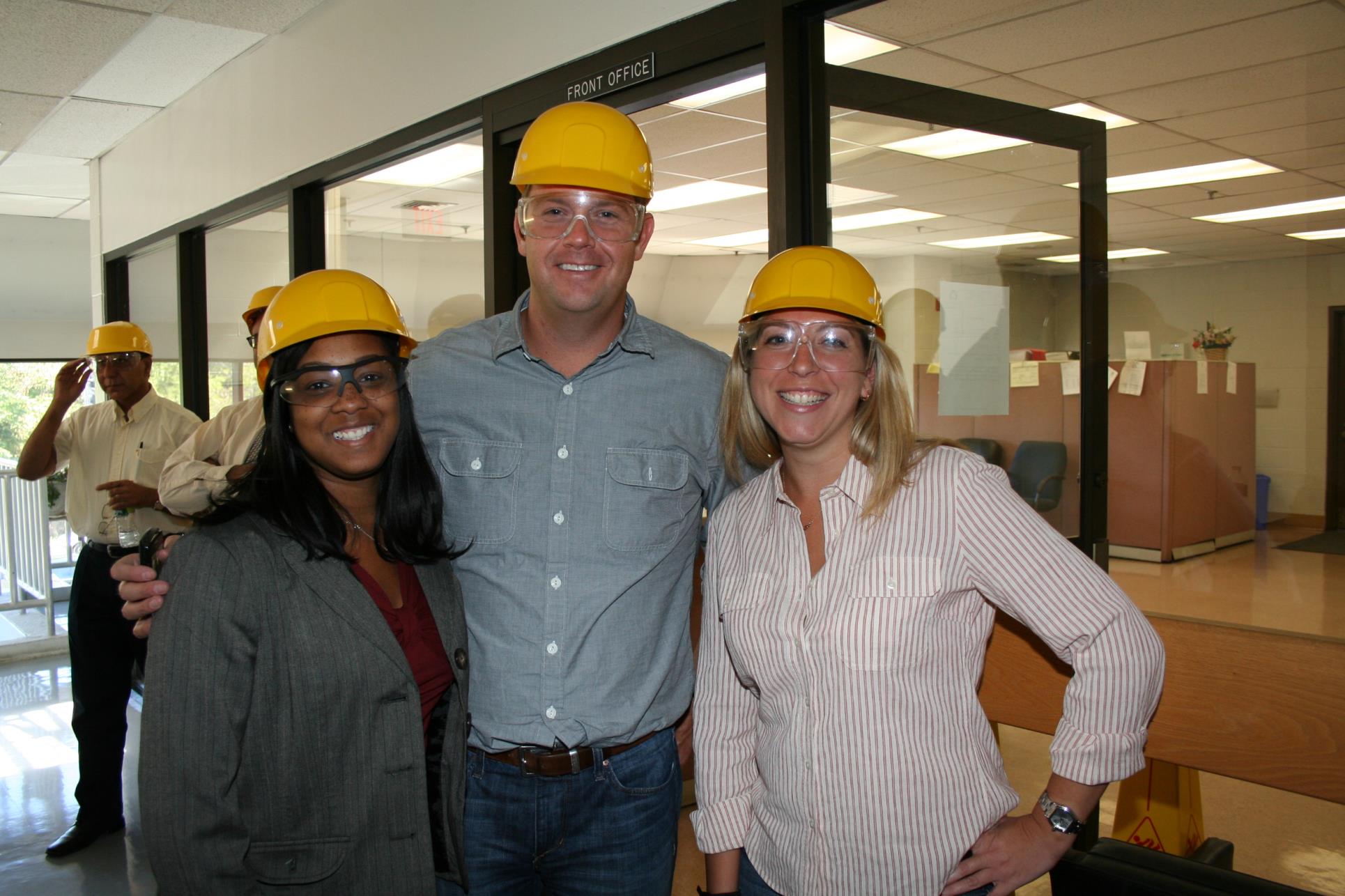 Members of the Class of 2010 at the S.C. Recycling Center