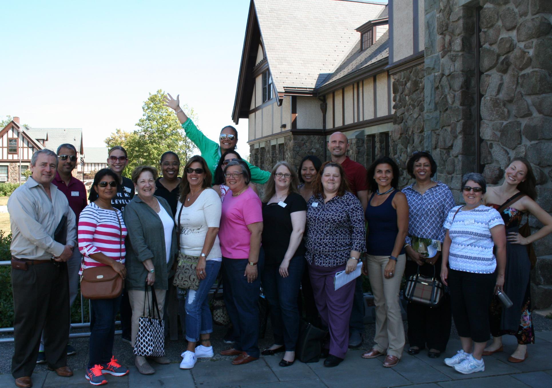 Members of the Class of 2016 at Duke Farms