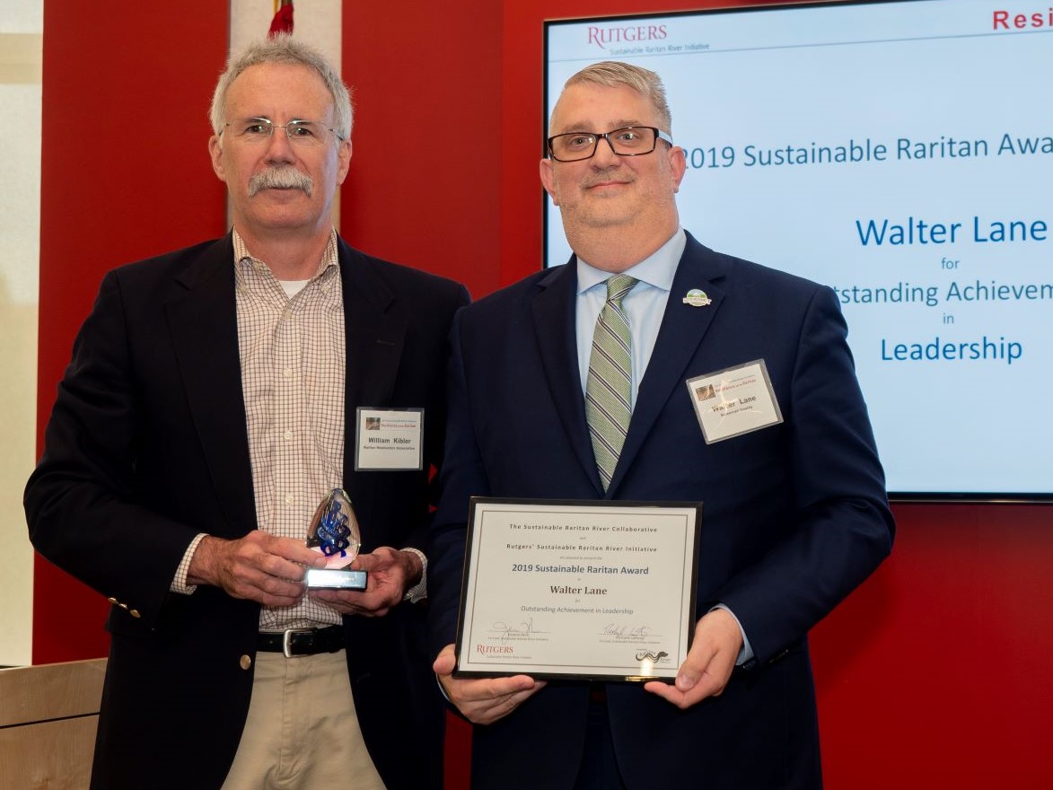 Walter Lane - 2019 Leadership Award - Sustainable Raritan River - Photo by Matthew Drews