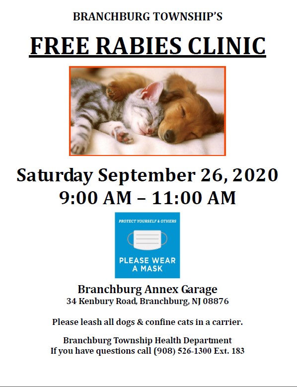 Branchburg Rabies Clinic - 9-26-20